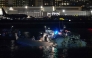 Emergency response units assess airplane wreckage in the Potomac River near Ronald Reagan Washington Airport on January 30, 2025 in Arlington, Virginia. Andrew Harnik/Getty Images/AFP