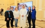 President of Qatar Gymnastics Federation Ali Al Hitmi poses with the officials on the final day of the course.