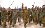 (FILES) Sudanese army chief Abdel Fattah al-Burhan visits the Flamingo Marine Base in Port Sudan on August 28, 2023. (Photo by AFP)
