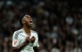 File: Real Madrid's Brazilian forward Vinicius Junior during the Spanish league football match between Real Madrid CF and FC Barcelona at the Santiago Bernabeu stadium in Madrid on October 26, 2024. (Photo by Oscar Del Pozo / AFP)

