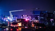 Emergency service members respond to a plane crash in a neighborhood near Cottman Avenue on January 31, 2025 in Philadelphia, Pennsylvania. Matthew Hatcher/Getty Images/AFP 