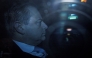 N-VA chairman Bart De Wever is seen behind a window as he arrives in his car for a meeting with King Filip of Belgium to discuss the negotiations to form a federal government at the Royal Palace in Brussels on January 31, 2025. Photo by Simon Wohlfahrt / AFP.