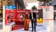 Vice President and Manager of Public and Government Affairs at ExxonMobil Qatar Rashid Al Hajri and Tournament Director Karim Alami launched the Qatar ExxonMobil Open 2025 stand at the West Walk in Doha.