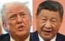 This combination of pictures created on February 04, 2025 shows US President Donald Trump in the Oval Office of the White House on February 3, 2025, in Washington, DC and China's President Xi Jinping speaking in Macau on December 19, 2024.  (Photo by Jim Watson and Anthony Kwan / AFP)
