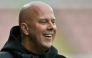 Liverpool's Dutch manager Arne Slot smiles on the pitch ahead of the English Premier League football match between Bournemouth and Liverpool at the Vitality Stadium in Bournemouth, southern England on February 1, 2025. (Photo by Glyn KIRK / AFP) 