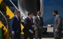 US Secretary of State Marco Rubio (C) arrives at La Aurora International Airport in Guatemala City on February 4, 2025. (Photo by Johan ORDONEZ / Pool AP / AFP)
