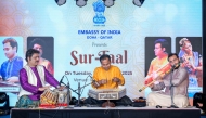 Artists from India performing at the ICC.