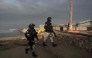 Mexico's National Guard officers, part of the Operation Frontera Norte, stand guard next to the Mexico-US border wall in Playas de Tijuana, Baja California state, Mexico on February 5, 2025. (Photo by Guillermo Arias / AFP)
