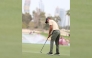 England's Brandon Robinson Thompson secured a two-shot lead at the halfway stage of the Commercial Bank Qatar Masters.