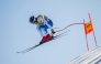 US's Breezy Johnson competes in the Women's Downhill event of the Saalbach 2025 FIS Alpine World Ski Championships in Hinterglemm on February 8, 2025. (Photo by Fabrice COFFRINI / AFP)