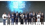 Secretary-General of the Arab Book Award Dr. Hassan Al Naama with winners during the ceremony.