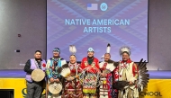 Native American Artists from various tribes in the United States held education workshops at local schools. 