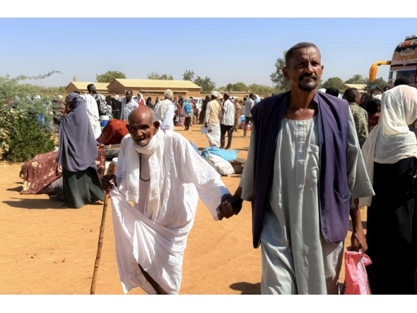 Representational photo. People displaced by the ongoing war in Sudan return to Wad Madani in the Jazira state, on February 6, 2025, after the city was retaken by the Sudanese army from the Rapid Support Forces (RSF) paramilitaries. (Photo by AFP)
