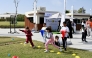 Children in action at the Al Meera pavillion.