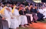 Chairman of Qatar Tourism H E Saad bin Ali Al Kharji (fourth left) and Qatar Airways Group CEO  Engr  Badr Mohammed Al Meer (third left) and other dignitaries at the event yesterday.