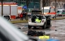 Members of the emergency services work at the scene where a car drove into a crowd in the southern German city of Munich on February 13, 2025 leaving several people injured, police said. Photo by Michaela STACHE / AFP