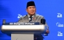 Indonesia's Defence Minister and president-elect Prabowo Subianto speaks during the 21st Shangri-La Dialogue summit in Singapore on June 1, 2024. (Photo by Nhac Nguyen / AFP)