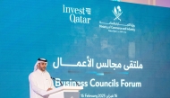 Director of Trade Development and Investment Promotion at MoCI, Hamad Mohammed Al Nasr addressing the event.