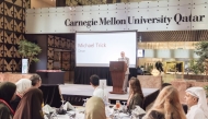 The Early Decision dinner was an opportunity for 29 students and their parents to meet some of their professors and mark the beginning of their journey at CMU-Q.
