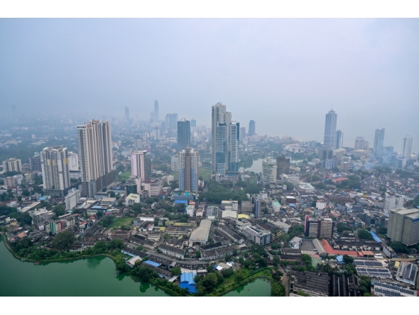 A general view shows Sri Lanka’s capital Colombo. (AFP)