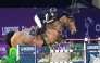 Malin Baryard-Johnsson astride veteran bay mare H&M Indiana clears a rail en route to winning the CHI Al Shaqab CSI5* Grand Prix 1.60m class yesterday.