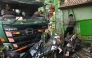 File photo for representational purposes only. Police officers try to move a damaged truck after an accident in Bekasi, on the outskirts of Jakarta, Indonesia, August 31, 2022, in this photo taken by Antara Foto. Antara Foto/Fakhri Hermansyah/ via REUTERS

