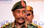 Sudan's army chief General Abdel Fattah Al-Burhan addresses the conference to support initiatives for e-learning projects and the enrichment of education infrastructure in the Darfur region and the launch of smart education platforms, in Port Sudan on February 17, 2025. (Photo by AFP)