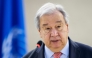 UN Secretary-General Antonio Guterres delivers a speech at the opening of the 58th session of the United Nations Human Rights Council in Geneva, on February 24, 2025. (Photo by Fabrice COFFRINI / AFP)