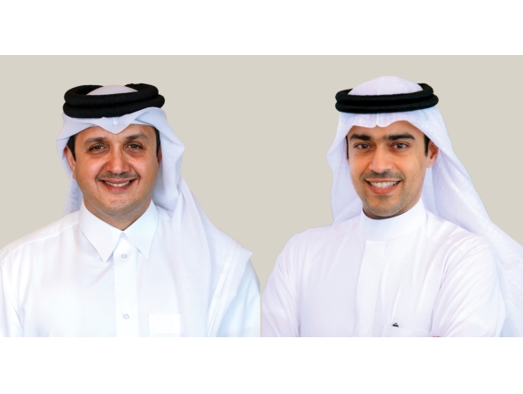 Abdulaziz Mohamed Al Mana (left) and Abdulatif Ali Al Fozan