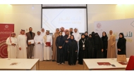 QCDC officials and volunteers during the ceremony.