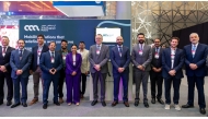 Officials from Al Abdulghani Motors pose for a group photo at the Web Summit.