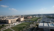 An aerial view of Education City.