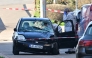 Forensic officers examine a damaged car at the site of a car ramming attack in Mannheim, southwestern Germany on March 3, 2025. Photo by SASCHA SCHUERMANN / AFP