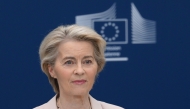 European Commission President Ursula von der Leyen gives a press conference after a 