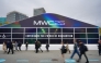 People walk towards the entrance of the MWC (Mobile World Congress), the world's biggest mobile fair, in Barcelona on March 3, 2025. Photo by Manaure QUINTERO / AFP