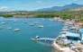 (Files) This file photo taken on April 18, 2024 shows an aerial view of a tourist spot in Puerto Princesa in Palawan. (Photo by Jam Sta Rosa / AFP) 