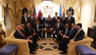 Members of the Qatari delegation in Oklahoma City.