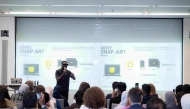 Snap Inc’s Global Head of AR Developer Relations Joseph Darko addressing attendees during the  event.