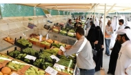 A view of a local farmer market.