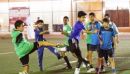 Action during the Al Thumama Ramadan Championship.