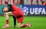 Bayer Leverkusen's German midfielder #10 Florian Wirtz reacts during the UEFA Champions League last 16, first-leg, football match FC Bayern Munich v Bayer 04 Leverkusen on March 5, 2025 in Munich, southern Germany. (Photo by Tobias SCHWARZ / AFP)
