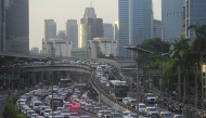 Traffic flow during the evening rush hour in Jakarta, Indonesia, Jan. 7, 2025. (Xinhua/Zulkarnain)
