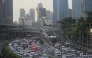 Traffic flow during the evening rush hour in Jakarta, Indonesia, Jan. 7, 2025. (Xinhua/Zulkarnain)
