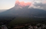 Fuego volcano erupts as seen from Alotenango, Sacatepequez department, some 65 kilometres southwest Guatemala City on March 10, 2025. (Photo by JOHAN ORDONEZ / AFP)
