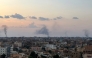 Smoke billows during air strikes in central Khartoum as the Sudanese army attacks positions held by the paramilitary Rapid Support Forces (RSF) throughout the Sudanese capital on October 12, 2024. Photo by AFP.