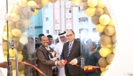 Ambassador of India to Qatar H E Vipul along with other officials inaugurating traditional restaurant Aryaas.