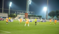 Players in action during a match as part of Ramadan Sports Festival. 