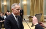 Canada's Prime Minister designate Mark Carney prepares for his swearing in ceremony at Rideau Hall on March 14, 2025, in Ottawa, Canada. (Photo by Dave Chan / AFP)
