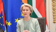 President of the European Commission Ursula von der Leyen attends the 8th South Africa-European Union (SA-EU) Summit at Tuynhuys in Cape Town on March 13, 2025. Photo by Rodger Bosch / AFP.
