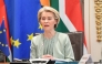 President of the European Commission Ursula von der Leyen attends the 8th South Africa-European Union (SA-EU) Summit at Tuynhuys in Cape Town on March 13, 2025. Photo by Rodger Bosch / AFP.
